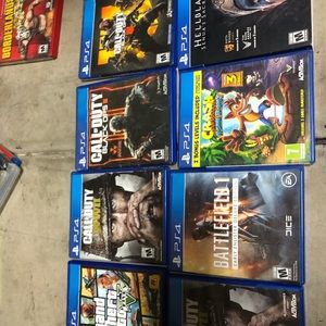 8 Ps4 games